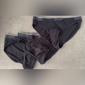 2xist Men's Black Briefs - Pack of 3